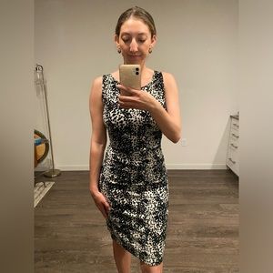 Norma Kamali Black and White Dress